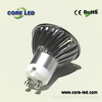 led spotlight GU10 3w beam angle 304560 color 2800 to 7000k lumens 255
